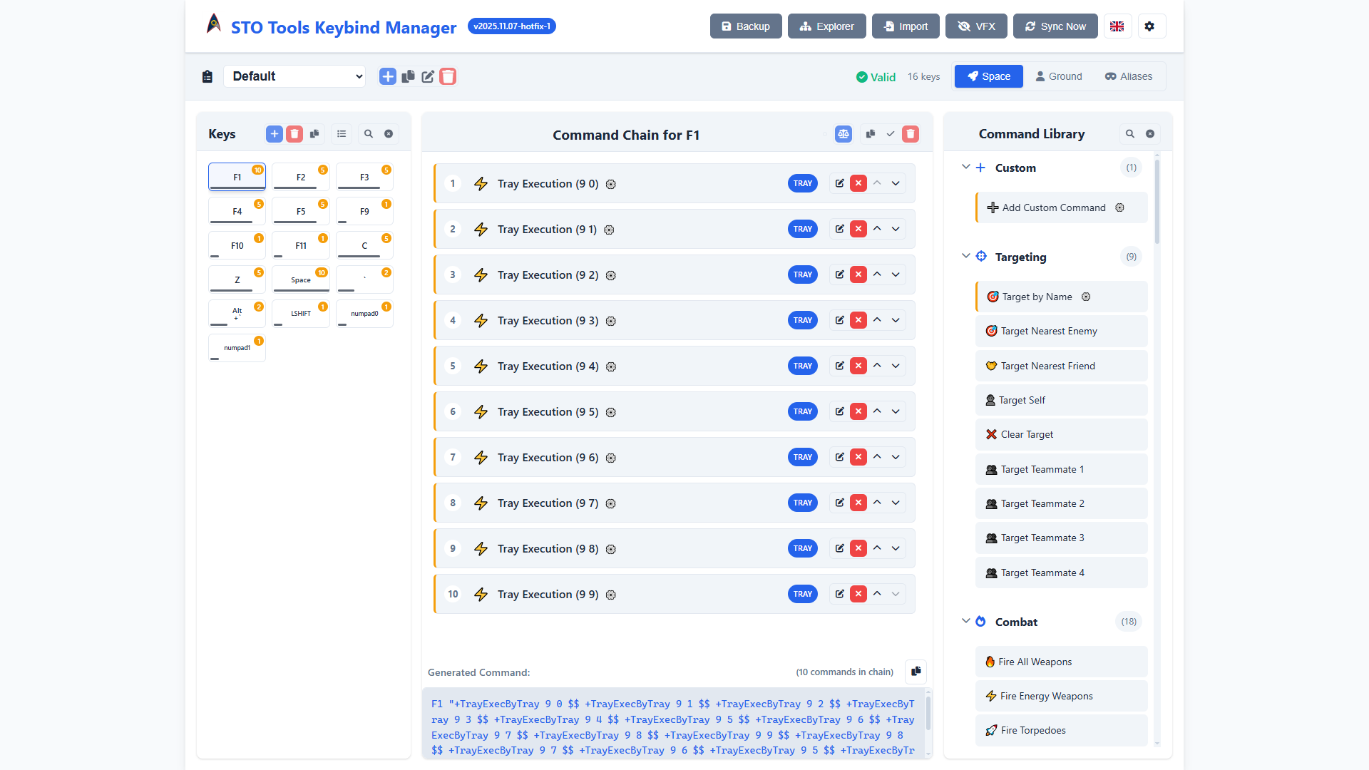 Main application interface showing header, navigation, mode buttons, and main content area